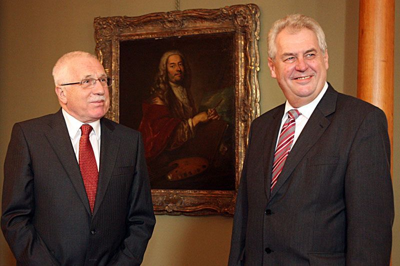 Prezident Václav Klaus si na Hrad pozval Miloše Zemana