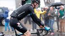 Christopher Froome v osudové páté etapě Tour de France