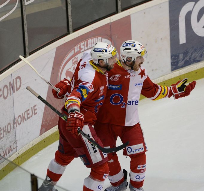 Hokejová baráž: Slavia - Olomouc (Sklenář)