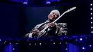 Members of the audience watch a tribute to blues legend B.B. King at the 2015 Billboard Music Awards in Las Vegas