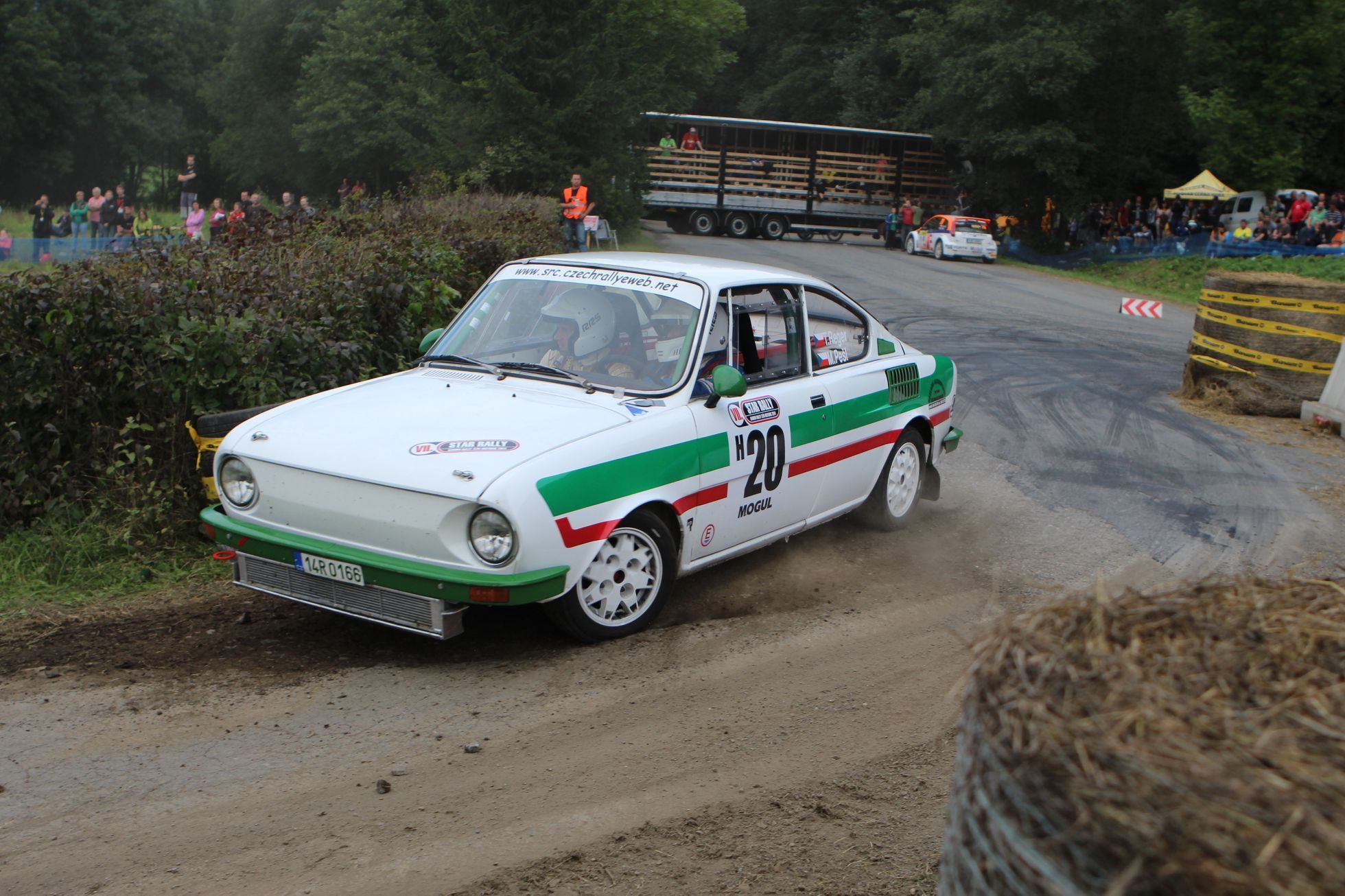 Historické vozy na Barum Rally 2014
