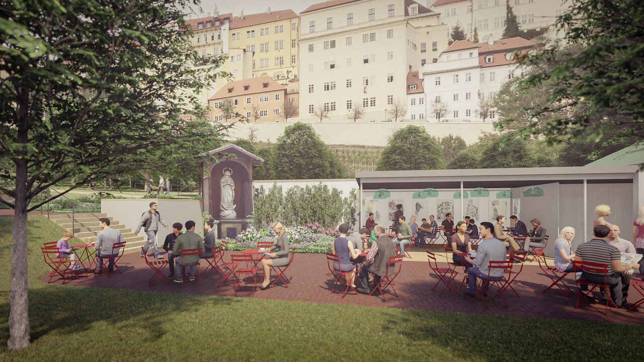 Boromejská zahrada - vizualizace