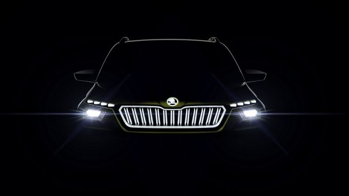 Škoda zatím zveřejnila jediný snímek konceptu Vision X. Auto odhalí v Ženevě.