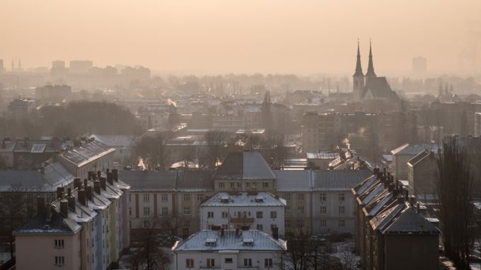 Ostrava ve smogu