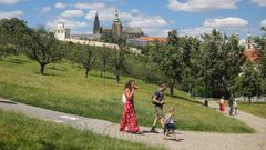 Ilustrační foto - léto, teplo, počasí, lidé, Praha
