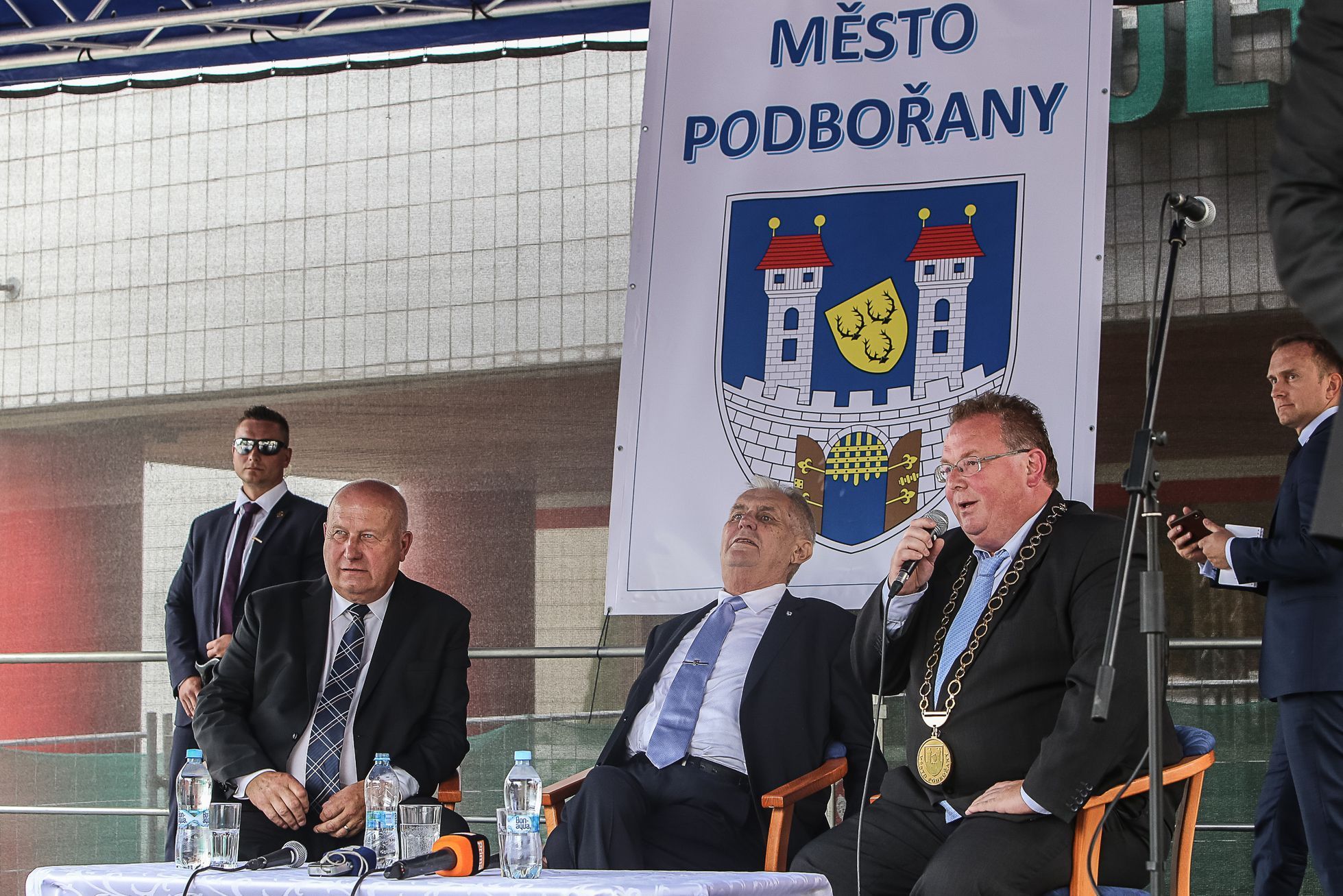Prezident Miloš Zeman na návštěvě Ústeckého kraje, 19.6.2018