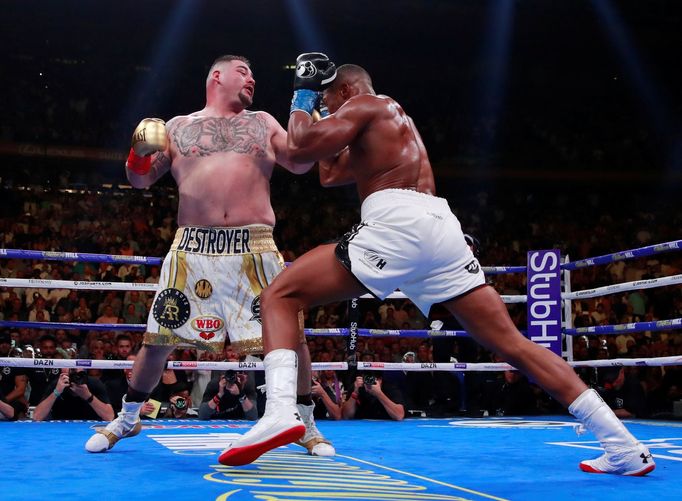 Andy Ruiz v utkání s Anthony Joshuou (2019)