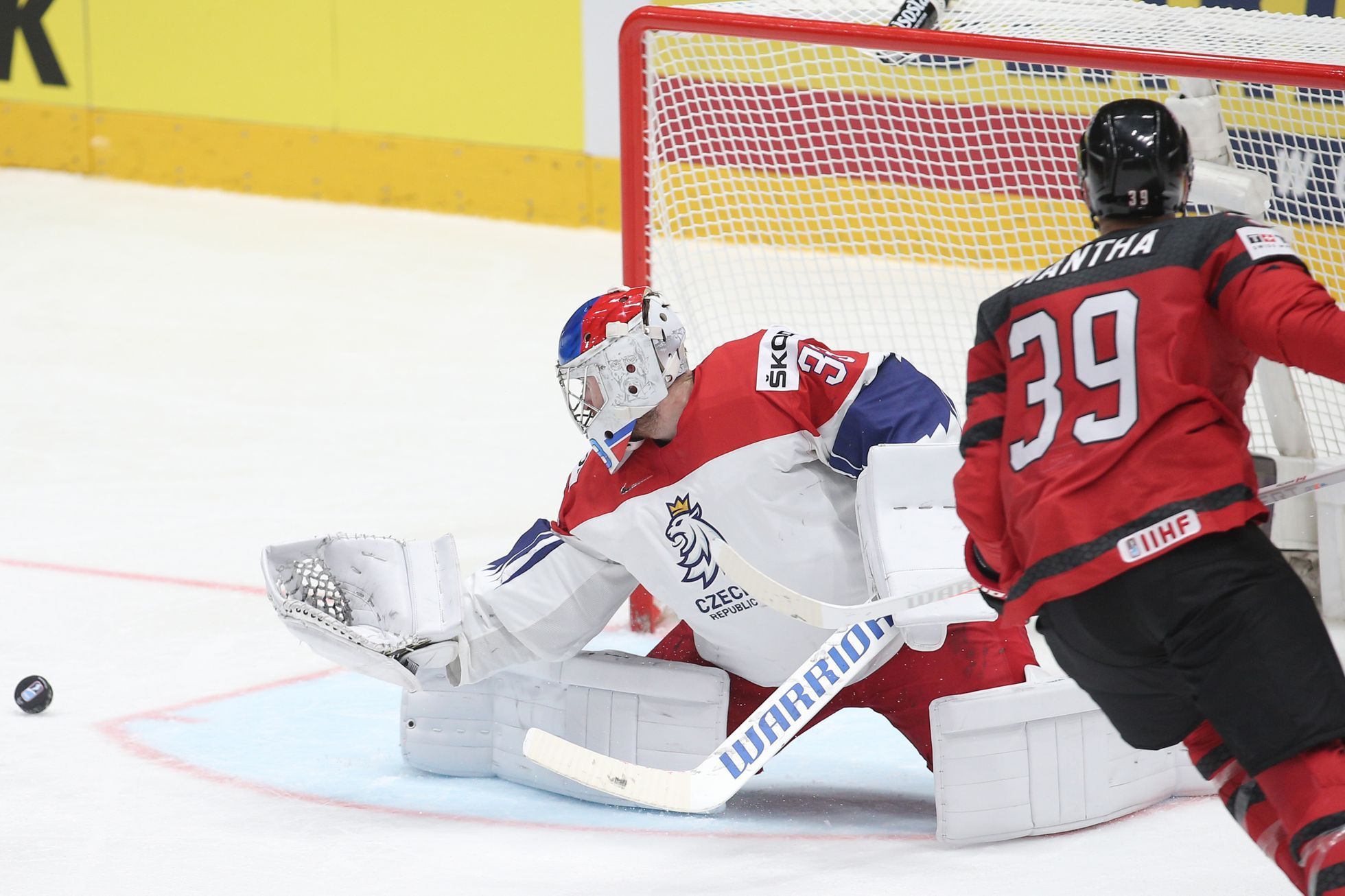 Semifinále MS v hokeji 2019, Česko - Kanada (Francouz, Mantha)