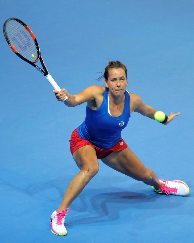 Barbora Strýcová ve finále Fed Cupu 2016