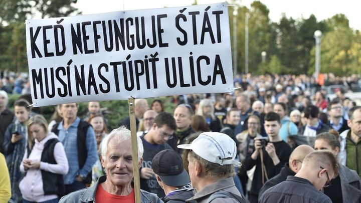 Slováci vyšli kvůli vraždě Kuciaka znovu do ulic. Kritizovali nedůvěryhodnost vlády