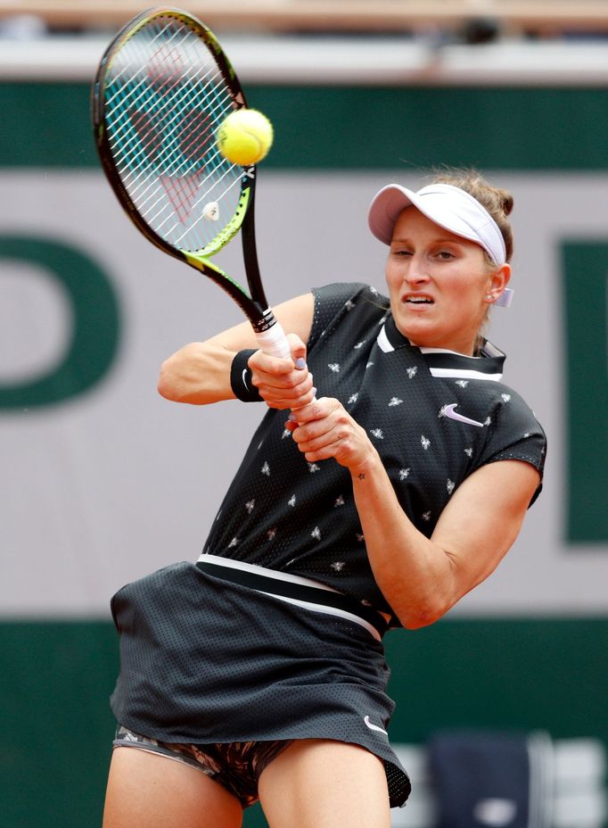 Markéta Vondroušová ve finále French Open 2019