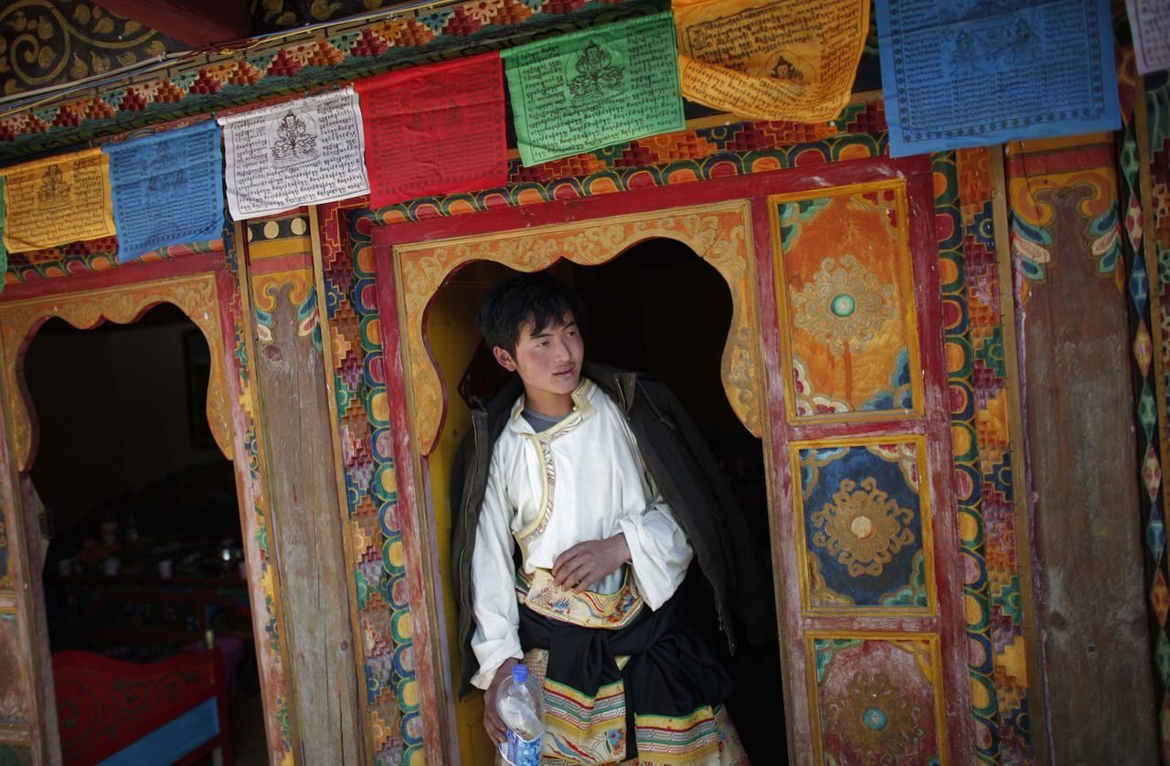 Tradiční svatba v Tibetu