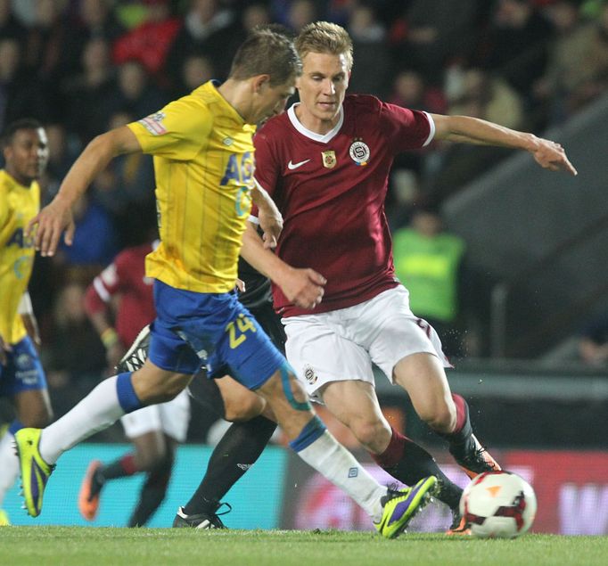 GL, Sparta - Teplice: Bořek Dočkal - Jan Krob (24)