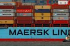 Maersk kontejnery přeprava nákladní loď cargo