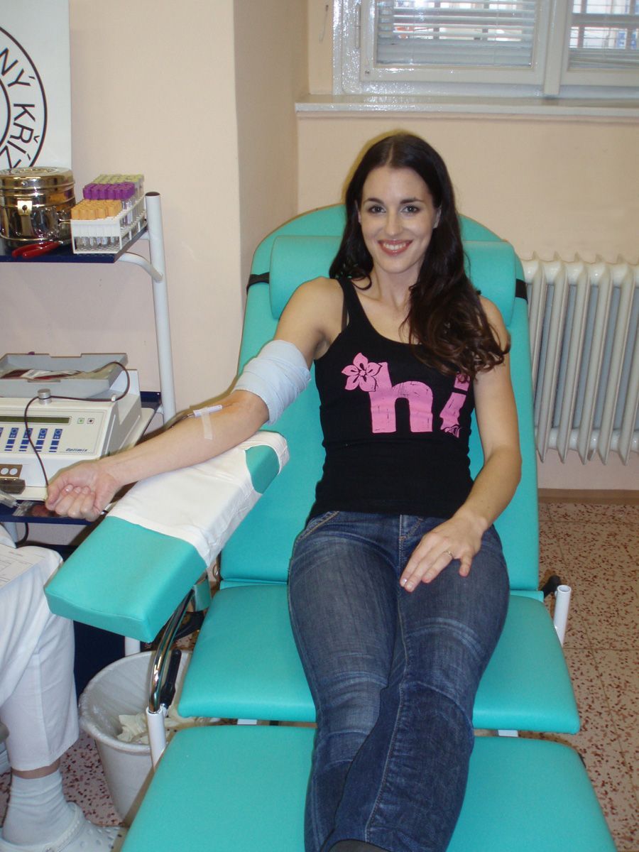 Darování krve - Lucie Váchová