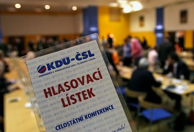 Mimořádná celostátní konference KDU-ČSL byla svolána kvůli prezidentským volbám.