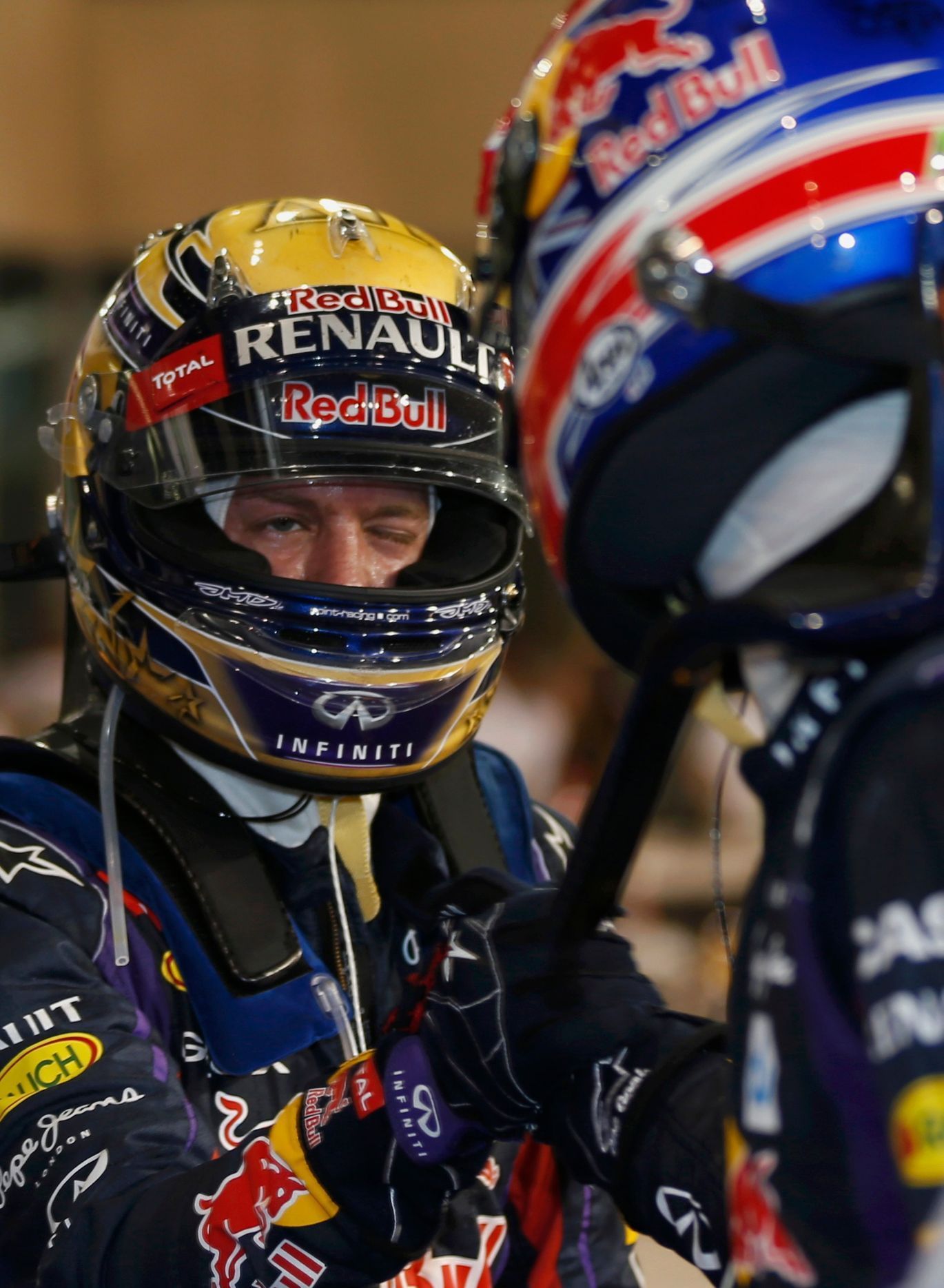 F1, VC Abú Zabí 2013: Sebastian Vettel a Mark Webber, Red Bull