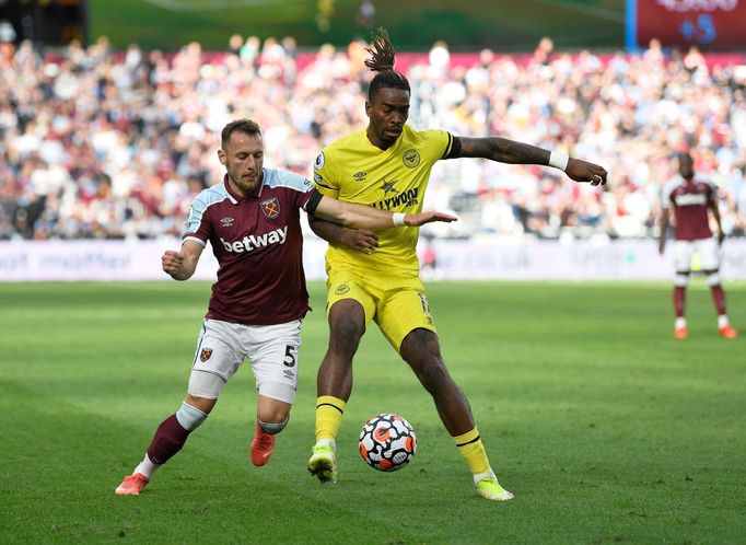 West Ham - Brentford (Vladimír Coufal, Ivan Toney)