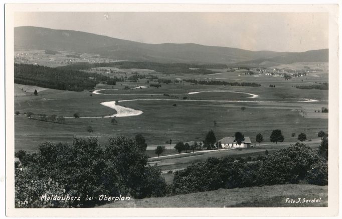 Staré pohlednice Vltavy.