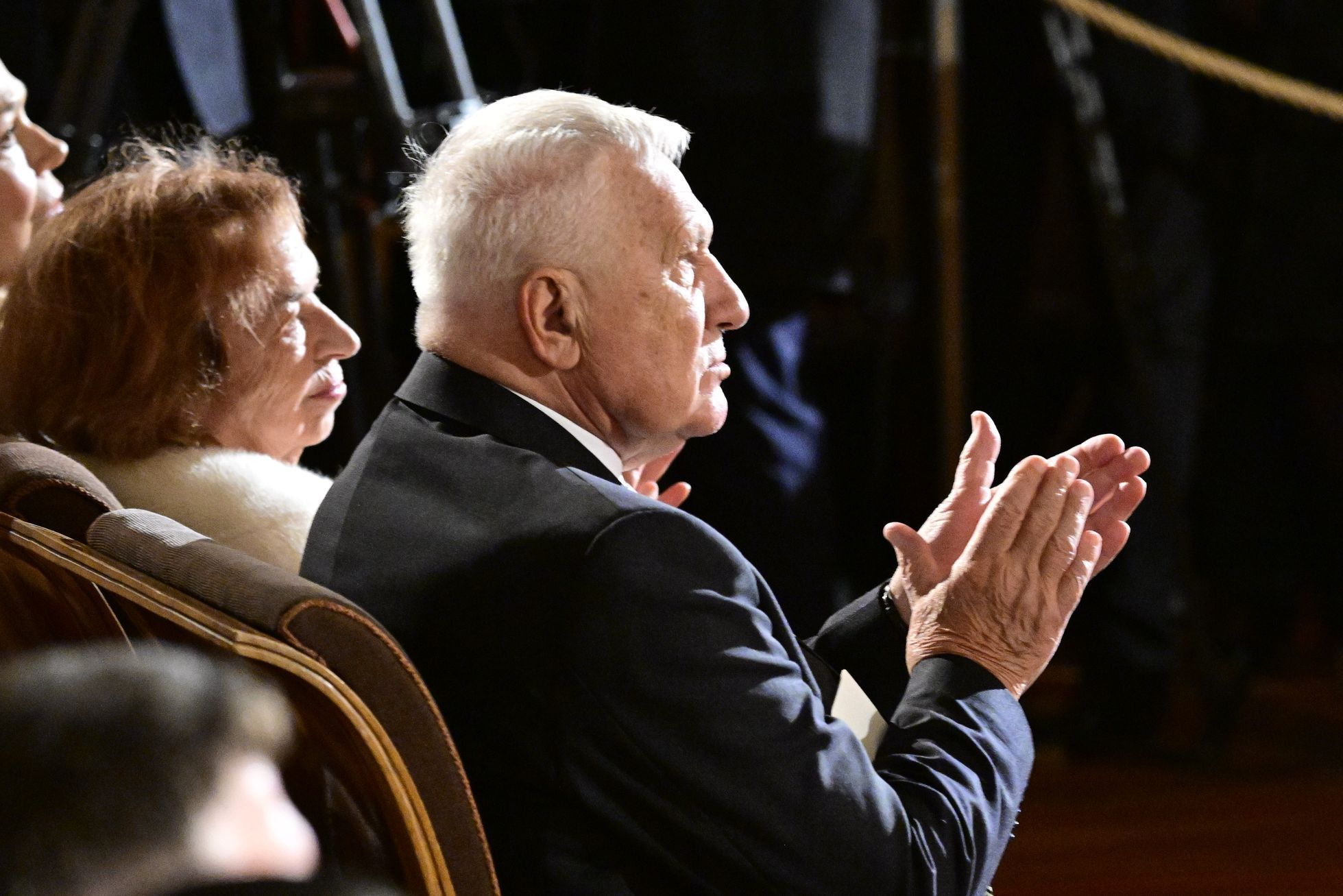 Václa Klaus v sále