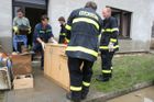 V Morkovicích-Slížanech na Kroměřížku zaplavila po bouřce voda několik domů