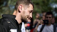 Oleg Navalnyj, bratr opozičníka Alexeje, kterého pustili z vězení.