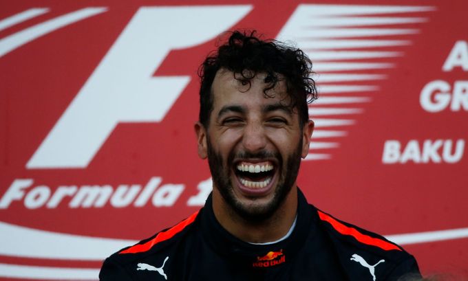 F1, VC Ázerbájdžánu 2017: Daniel Ricciardo, Red Bull