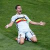 Euro 2016, Belgie-Maďarsko: Eden Hazard slaví gól na 3:0