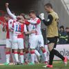 Fotbal, Slavia Praha - Liberec: Dávid Škutka (33) slaví gól
