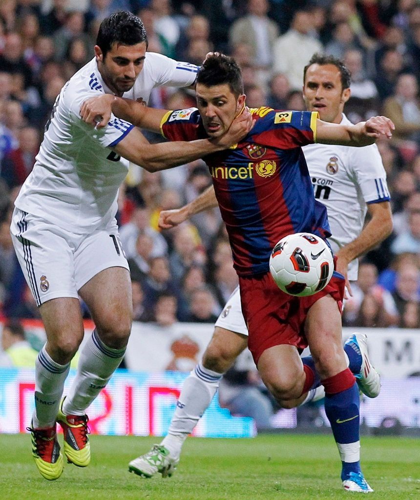 Real Madrid - Barcelona (Raúl Albiol, David Villa)