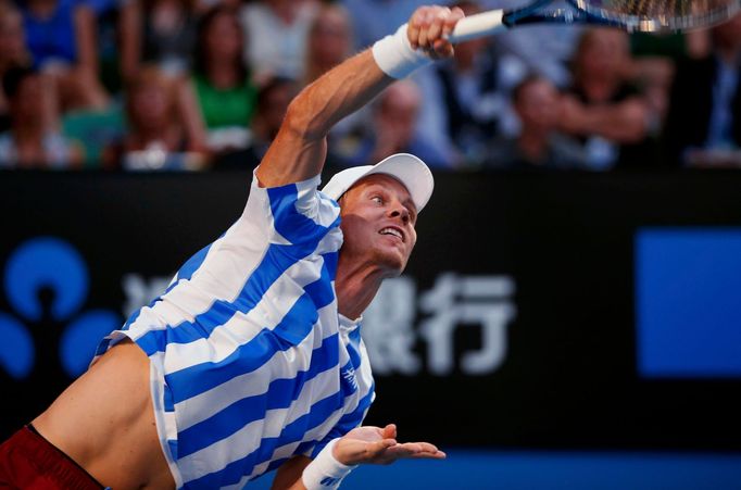 Tomáš Berdych v semifinále Australian Open 2014