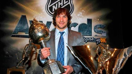 Předávání cen v NHL znovu ovládl Alexandr Ovečkin