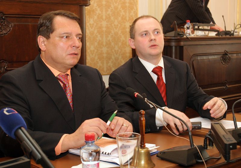 Jiří Paroubek a Michal Hašek