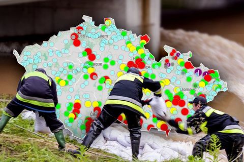 Česko si ještě nemůže oddechnout. Na těchto řekách stále hrozí velké záplavy