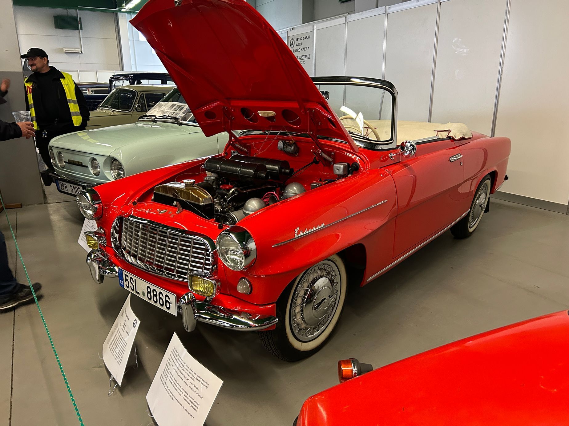 Aukce a burza Retro Garáž listopad 2025