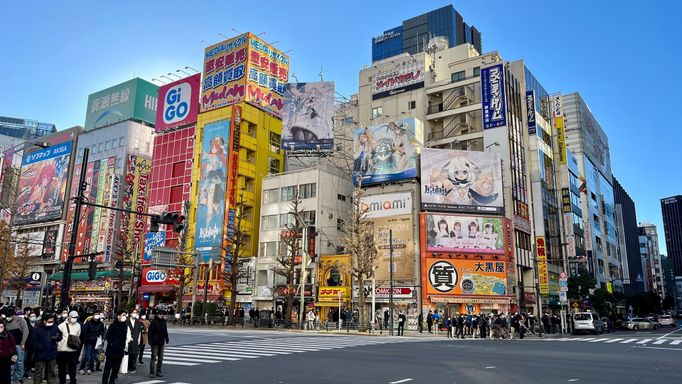 "V Japonsku jsme strávili nabité dva týdny. Tato země nás velmi pozitivně překvapila, jakkoli je to pro Evropana jeden velký bizár," popisuje Janek fotografii z Tokia.