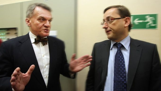 Dosavadní místopředsedové pražské ODS Bohuslav Svoboda a Rudolf Blažek