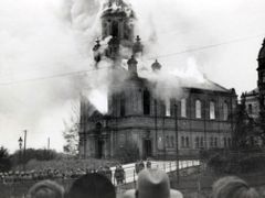 Synagoga v Liberci, zapálená o Křišťálové noci.