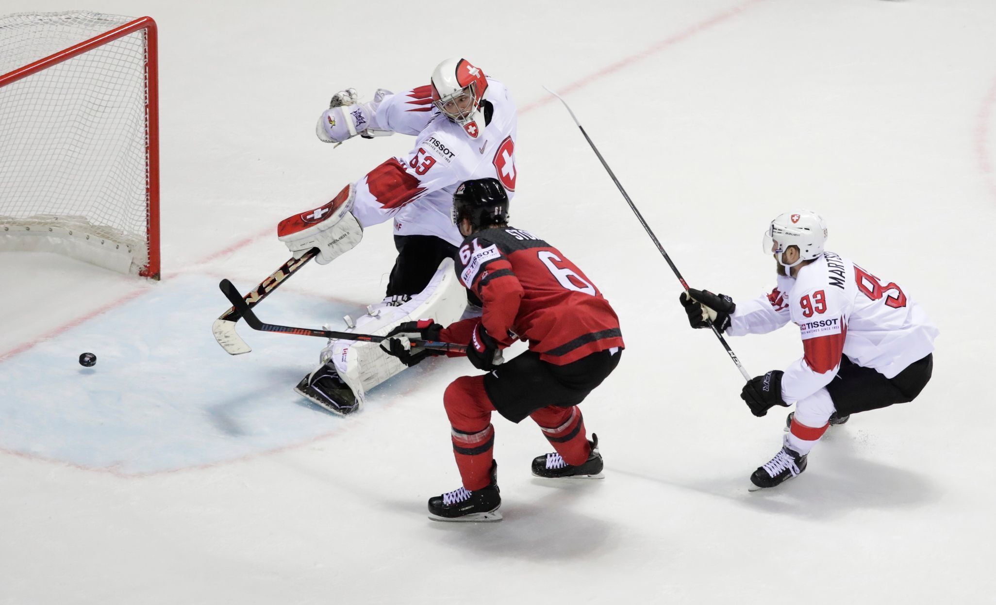Vítězný gól Kanady ve čtvrtfinále MS 2019 Kanada - Švýcarsko