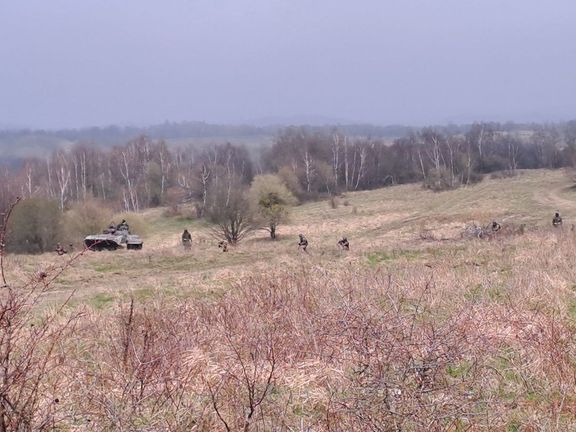 Výcvik ukrajinských vojáků na Libavé, ilustrační foto.