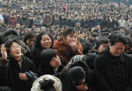 KLDR: davy truchlící kvůli smrti Kim Čong-ila