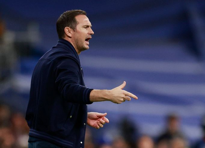 Frank Lampard, kouč Chelsea, v úvodním utkání čtvrtfinále Ligy mistrů 2022/2023 proti Realu Madrid