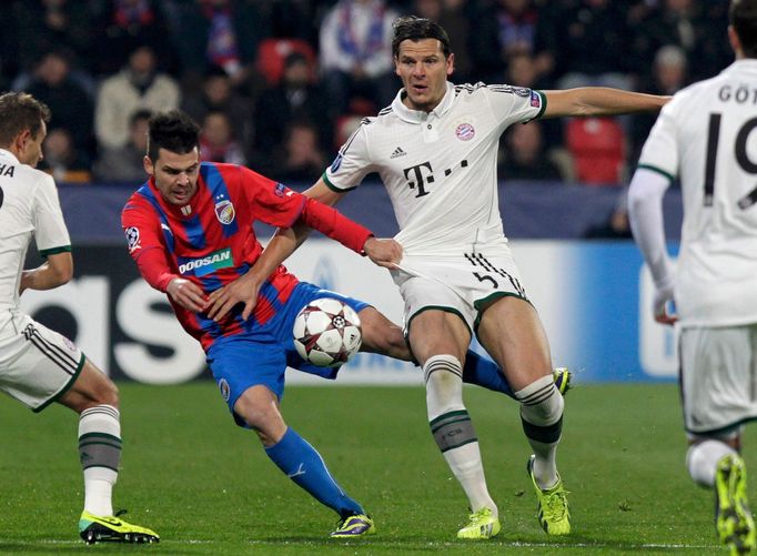 LM, Plzeň - Bayern: Michal Ďuriš - Daniel Van Buyten