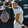 Wimbledon: Petra Kvitová v zápase s Varvarou Lepčenkovou