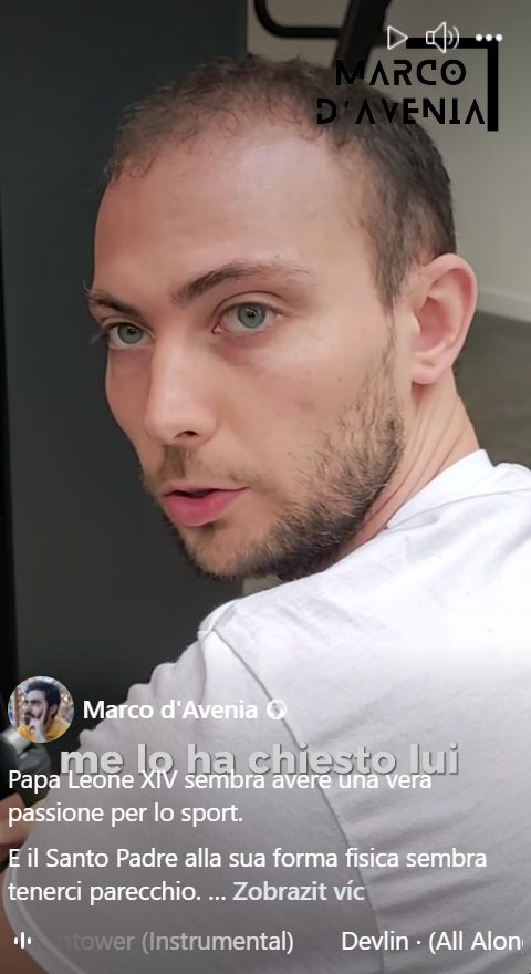 Trenér papeže Lva XIV. Valerio Masella. | Foto: Instagram