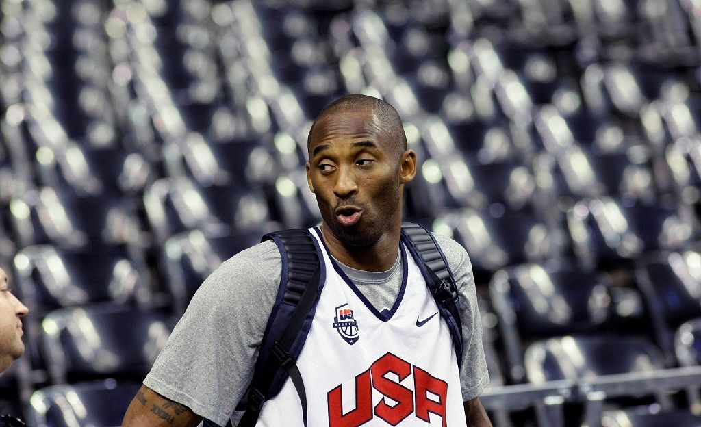 Kobe Bryant, trénink před olympiádou v Londýně 2012