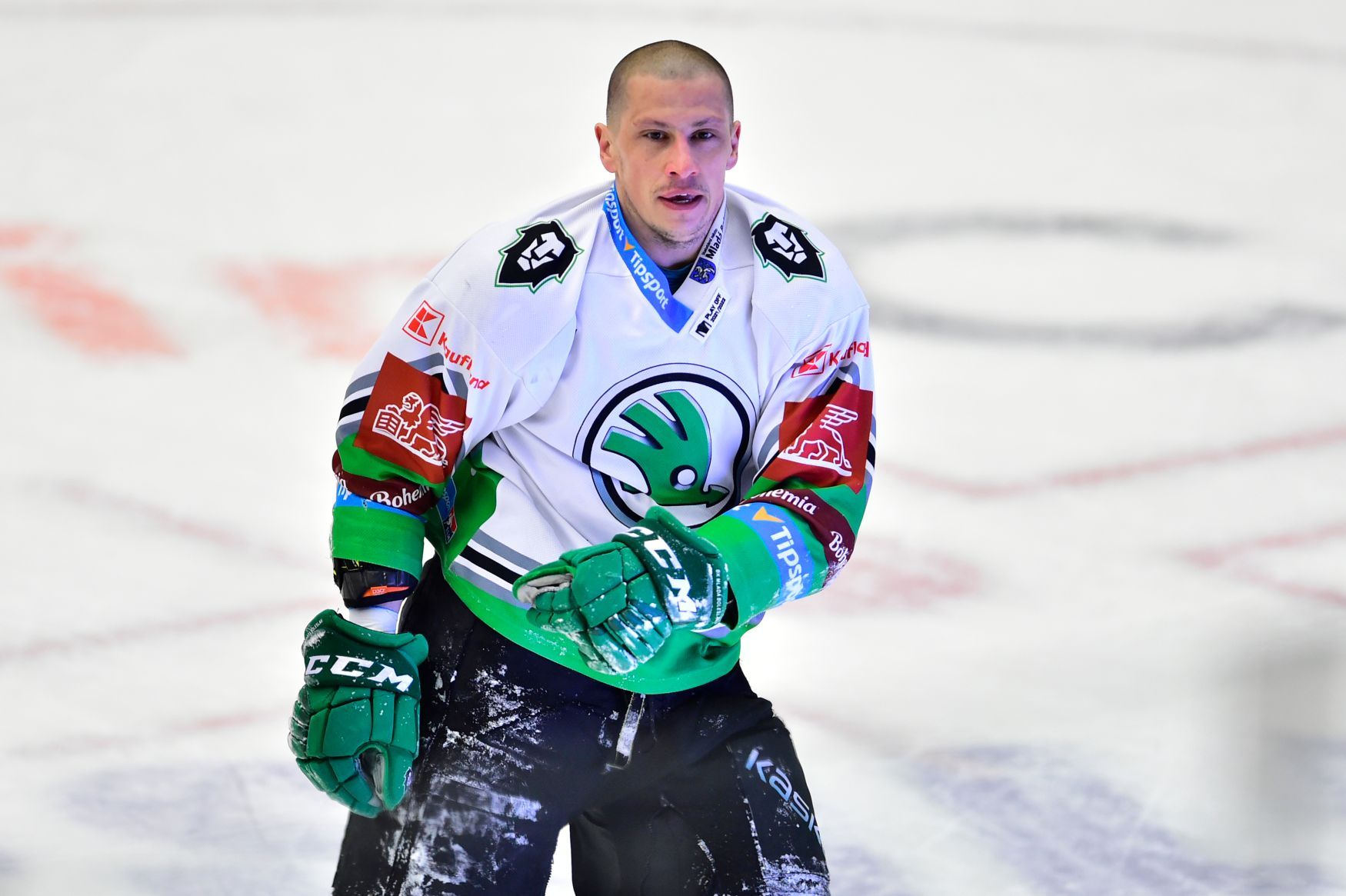 Mladoboleslavský hokejový obránce Martin Ševc