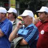 Demonstrace odborářů na Václavském náměstí v Praze