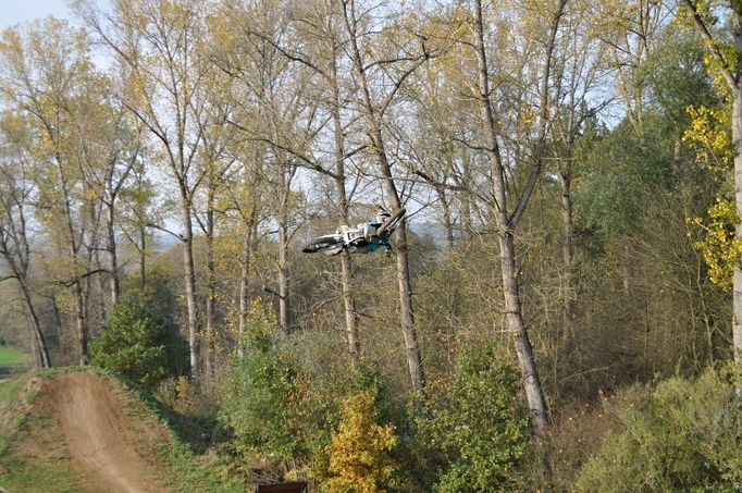 Filip Podmol trénuje na FMX Gladiator Games