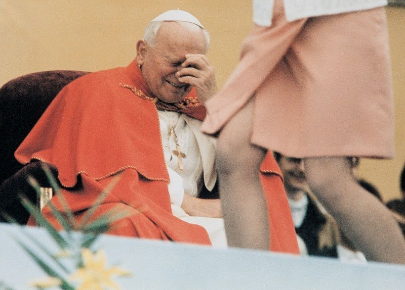 Czech press photo, galgonek, papež jan pavel II